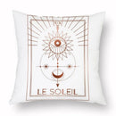 Axyaa Tarot Black Pillowcase 45x45cm for Home Decor and Living Room