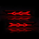 Axyaa LED Rear Bumper Reflector Lights for Toyota Avalon 2019-2022 Dynamic Turn Signal