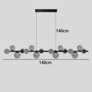 Axyaa Nordic Glass Chandelier Pendant Lamp for Dining Room Lighting