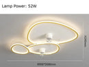 Axyaa Modern Minimal Ultra-Thin Ceiling Fan Light for Summer/Winter
