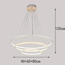 Axyaa LED Pendant Light Chandeliers for Modern Living Room and Dining Room Decor