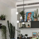 Axyaa's Minimalist Line Chandelier with Creative G9 Light Source