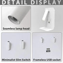 Axyaa LED Wall Light with USB Port and Phone Stand