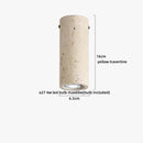 Axyaa Nordic LED Ceiling Light Stone Wood Ball Luxury Ceiling Lamp