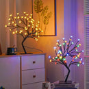 Axyaa Cherry Bonsai Tree Table Lamp for Home, Party, Wedding Decor