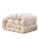 Axyaa Imitation Rabbit Fur Plush Blanket - Winter Warmth Throw Blanket