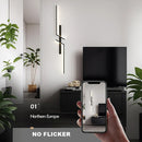 Axyaa LED Wall Lamp Remote Dimming Modern Minimalist Bedroom Sconce TV Sofa Light
