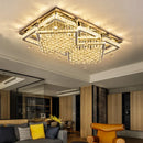Axyaa Luxury Crystal Ceiling Light with Remote Control