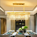 Axyaa Crystal Chandelier Pendant Light for Luxury Living Room and Dining Room
