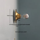 Axyaa LED Wall Light Mirror Iron Bedside Wall Lamp for Bathroom Bedroom