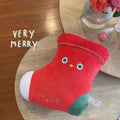 Axyaa Christmas Tree Doll Snowman Cats Cushion Holiday Decor Plush Toy Girls