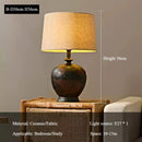 Axyaa Retro Ceramic Floor Lamp for Bedroom Living Room Home Decoration