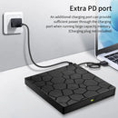 Axyaa External CD/DVD Burner USB 3.0 Type C Portable Player Drive for Desktop