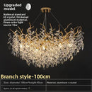 Axyaa Luxury Villa Crystal Pendant Chandelier.
