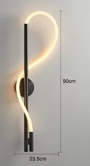 Axyaa LED Woven Thread Wall Sconce for Modern Soft Atmosphere in Home, Living Room or Bedroom