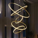 Axyaa Modern Pendant Chandelier LED Ceiling Light for Indoor Dining Room