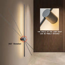Axyaa Dimmable LED Wall Lamps: 360° Rotation LED Wall Lights for Corridor, Bedroom, Interior Lighting