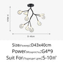 Nordic Firefly Pendant Light by Axyaa: Luxury Living Room Art Lamp, Creative Design Chandelier