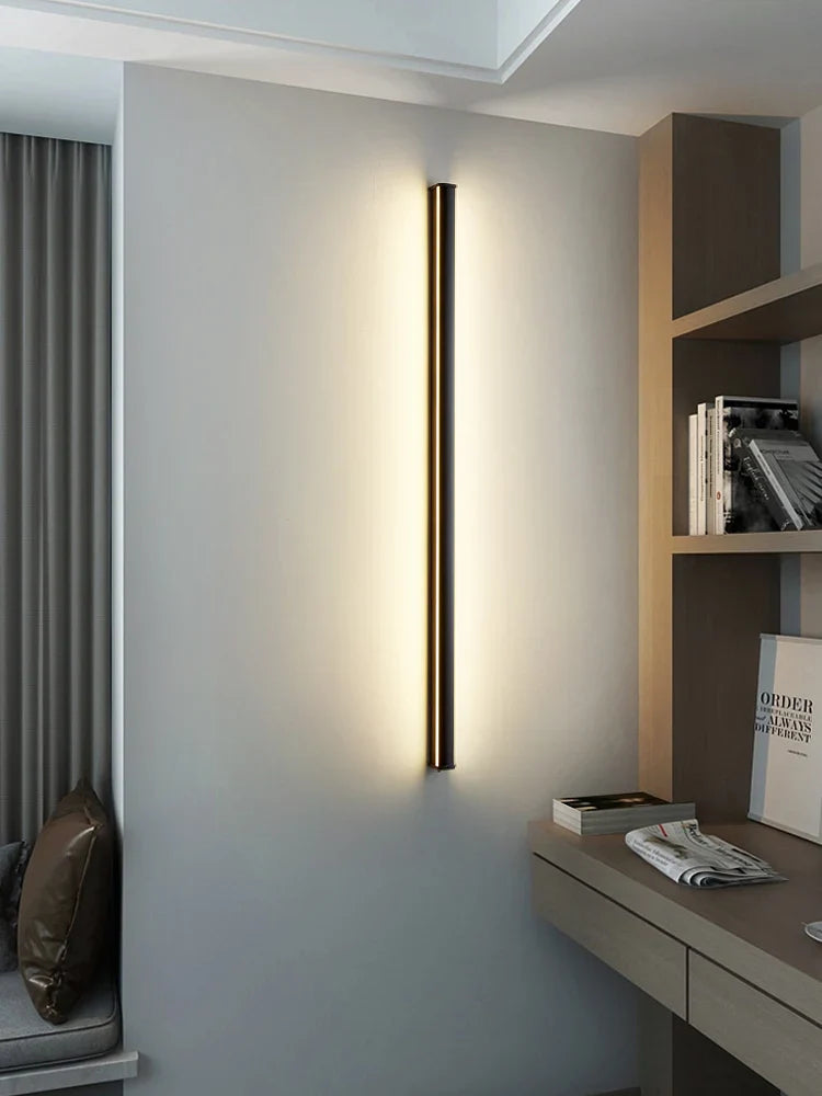 Axyaa Black LED Wall Lamp for Bedroom, Living Room, Aisle, Sofa, and Ceiling