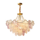 Axyaa Modern Crystal Chandelier for Living Room, Bedroom, Dining Room