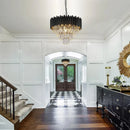 Axyaa Nordic Luxury Crystal Pendant Light LED Chandelier Vintage Fixture