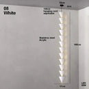 Axyaa Modern Long Line Chandelier Pendant Light for Bedroom