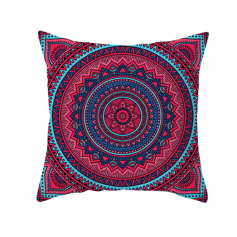 Axyaa Bohemian Geometric Polyester Pillowcase 45x45cm for Home Decor