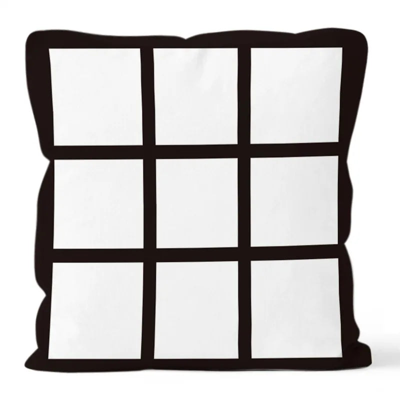 Axyaa Plaid Cat Paw Pillowcase Set