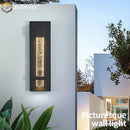 Axyaa Outdoor Waterproof LED Wall Lamp for Balcony, Courtyard & Exterior Walls