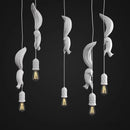 Axya Nordic Squirrel Resin Chandelier for Children's Bedroom