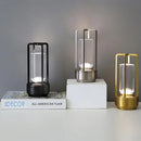 Axya Cordless Retro Metal Desk Lamp, Touch Dimming Night Light for Home and Outdoor