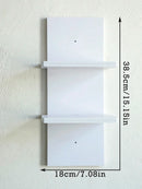 Axyaa 5-Tier Wall Shelves, Bathroom and Kitchen Storage Rack with Easy Assembly for Nordic Home Decor