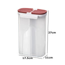 Axyaa Grains Storage Box Sealed Cereal Dispenser Insect-Proof Containers Kitchen Organizer