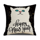 Axyaa Cat Print Cushion Cover for Stylish Home Decor and Comfort
