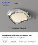 Axyaa Nordic LED Ceiling Light for Living Room Bedroom Study, Modern Remote Control Fixture