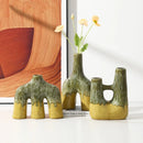 Axyaa Abstract Kiln-changing Vase Handicraft Floral Arrangement Ceramic Home Decoration