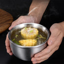 Axyaa Stainless Steel Ramen Noodle Soup Bowl for Kids - Kitchen Tableware