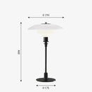 Axyaa Silver Art LED Desk Light - Nordic Modern Minimalist Table Lamp