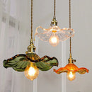 Axyaa Nordic Glass Chandelier LED Pendant Lamp, Modern Art Hanging Light