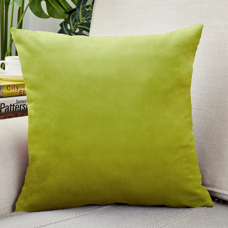 Velvet Pillow Cover by Axyaa - Nordic Style Home Decor, Super Soft & Customizable