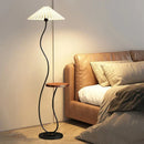 Axyaa Nordic Storage Floor Lamp Modern Art Living Room Lights Sofa Home Decor