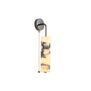 Axyaa Carbon Steel LED Wall Lamp with Pull Chain Switch and Bulgari Marble Stone