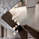 Axyaa Staircase Chandelier: Facil Hall & Ceiling Lamp for Beautiful Indoor Lighting