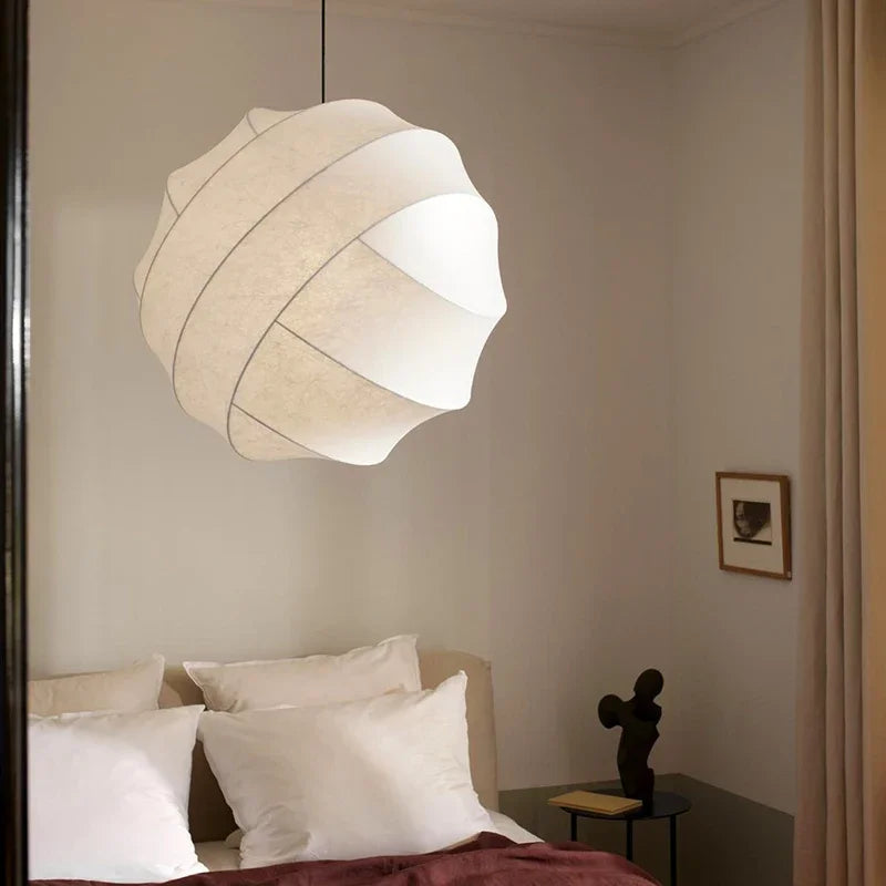 Axyaa Wabi Sabi Silk Ceiling Hanging Lamps Home Decor Kitchen Chandelier