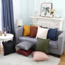 Axyaa Soft Leather-cloth Cushion Cover for Living Room Sofa, Car, Chair Home Decor
