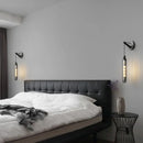 Axyaa Clear Glass Wall Lamp: Copper E14 Sconce, Gold/Black Metal Bedside Fixture