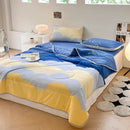 Axyaa Cooling Comforter Set with Latex Bed Mat - Lightweight & Breathable Quilt