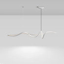 Axya LED Chandelier: Minimalist Aluminum Island Lamps for Home Decoration