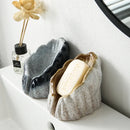 Axya Ceramic Soap Drain Rack - Stylish Basin Drainer and Soap Holde