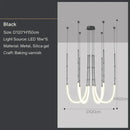 Axyaa LED Chandelier Pendant Light for Modern Art Restaurant Bar Counter.